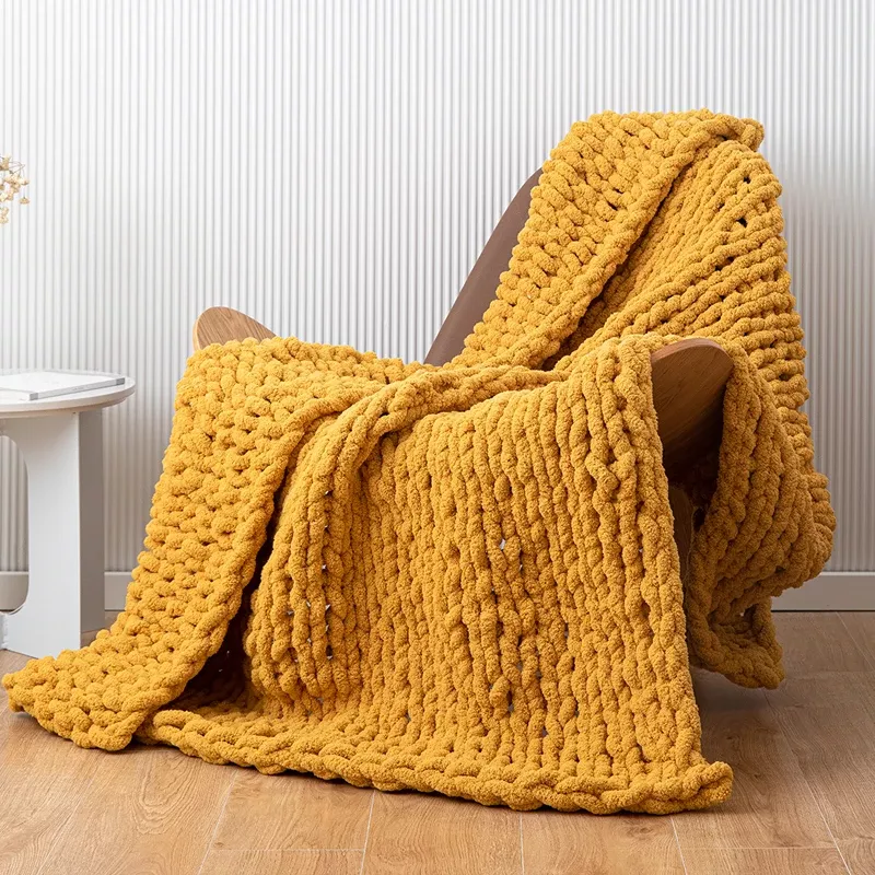 Soft Knit Throw Blanket for Home, Travel & Couch - Image 4