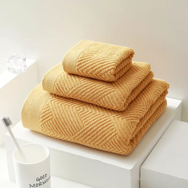 3-Piece Soft Cotton Bath Towel Set - Image 5