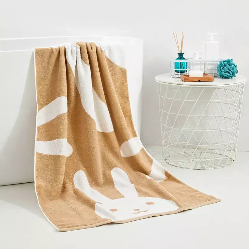Cotton Cartoon Bath Towel for Adults & Kids - Image 5