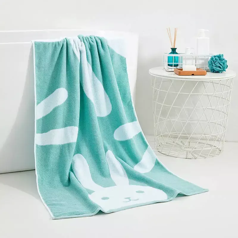 Cotton Cartoon Bath Towel for Adults & Kids - Image 3