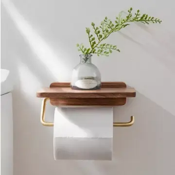 Black Walnut Tissue Holder