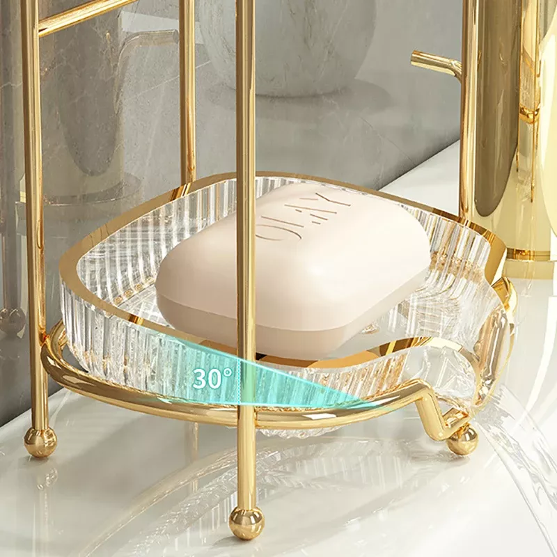 Double-Layer Wall-Mounted Soap Storage Shelf - Image 6