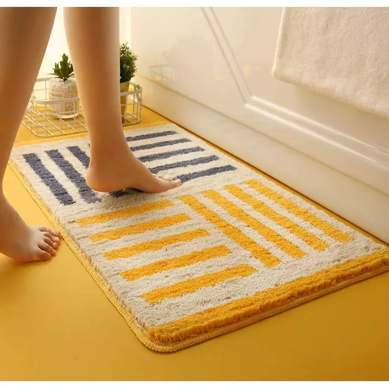 Absorbent Non-Slip Bathroom and Door Mat - Image 2