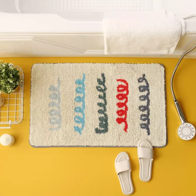 Absorbent Non-Slip Bathroom and Door Mat - Image 3