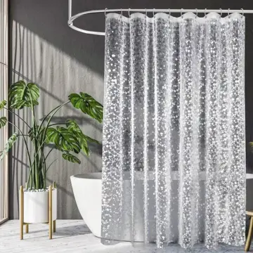 PEVA Pebble Shower Curtain Liner