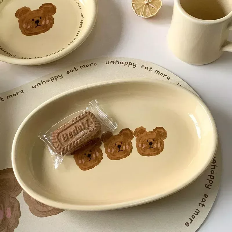 Adorable Korean Ceramic Bear Ramen & Salad Bowl - Image 5