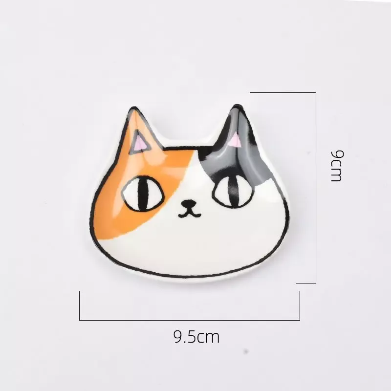 Adorable Anime Cat Condiment Dishes - Image 5