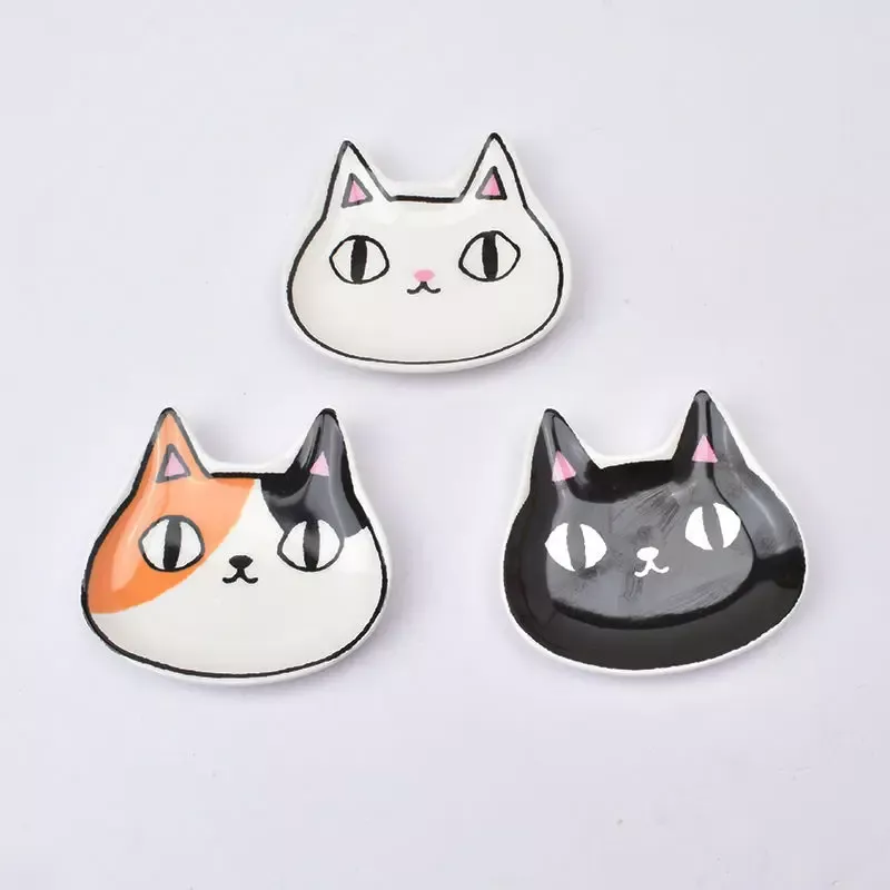 Adorable Anime Cat Condiment Dishes - Image 2