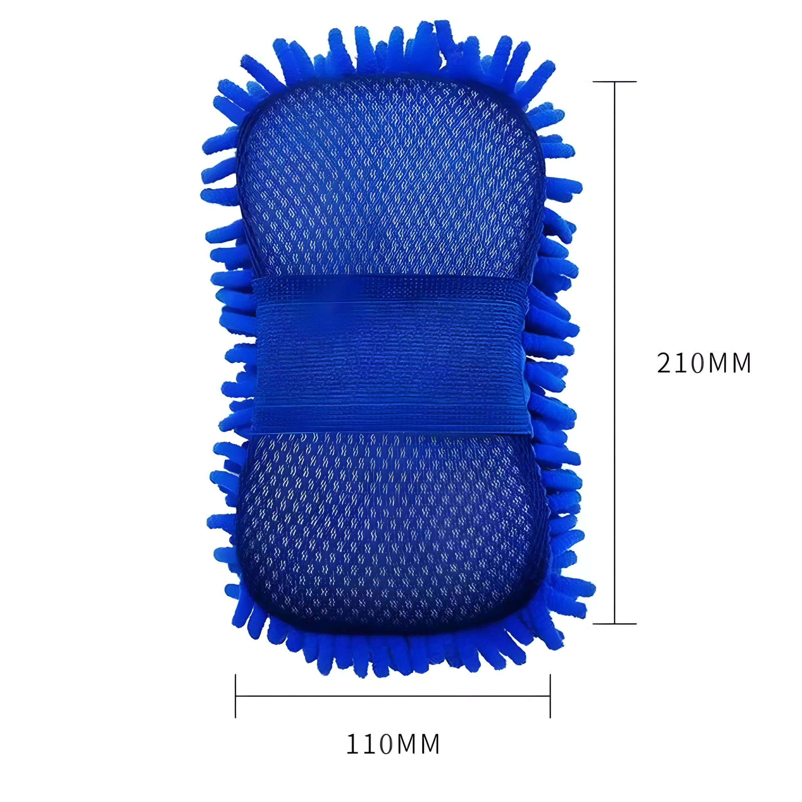 2Pcs Microfiber Car Cleaning Sponge & Brush Set - Image 6