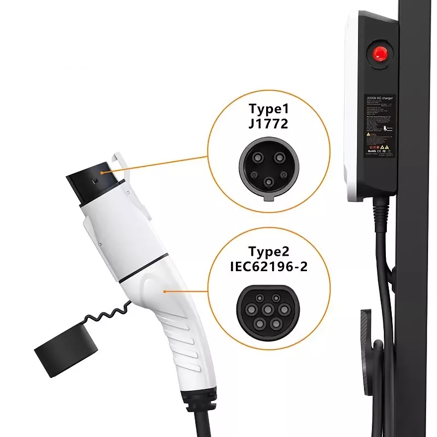 EV Charger Adapter Type 2 to Type 1 - Image 2