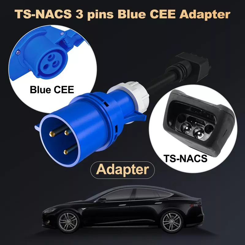 CCS2 to Tesla EV Charging Adapter, 250A Rapid Charging Converter - Image 4