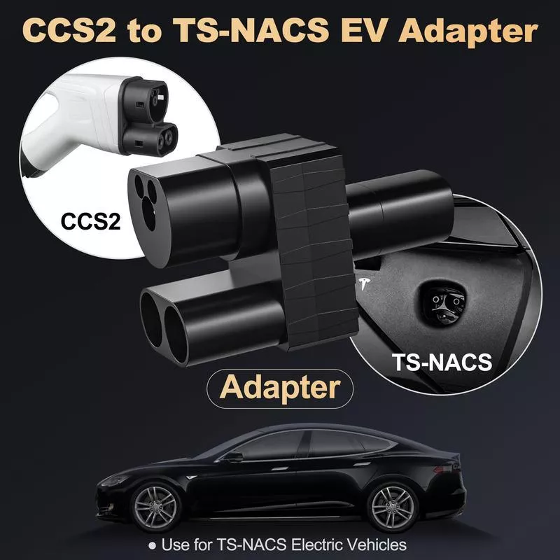 CCS2 to Tesla EV Charging Adapter, 250A Rapid Charging Converter - Image 5