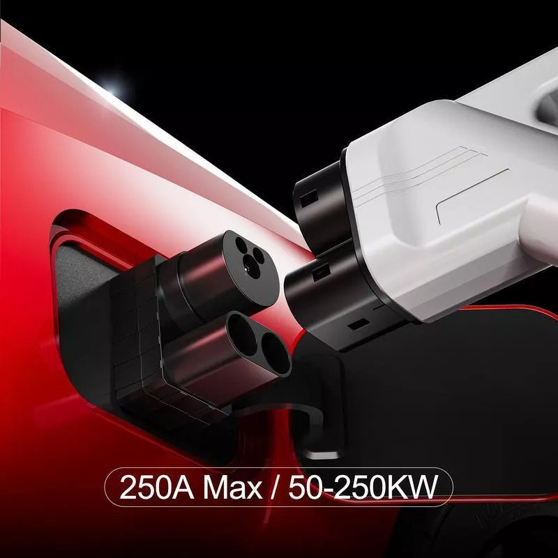 CCS2 to Tesla EV Charging Adapter, 250A Rapid Charging Converter
