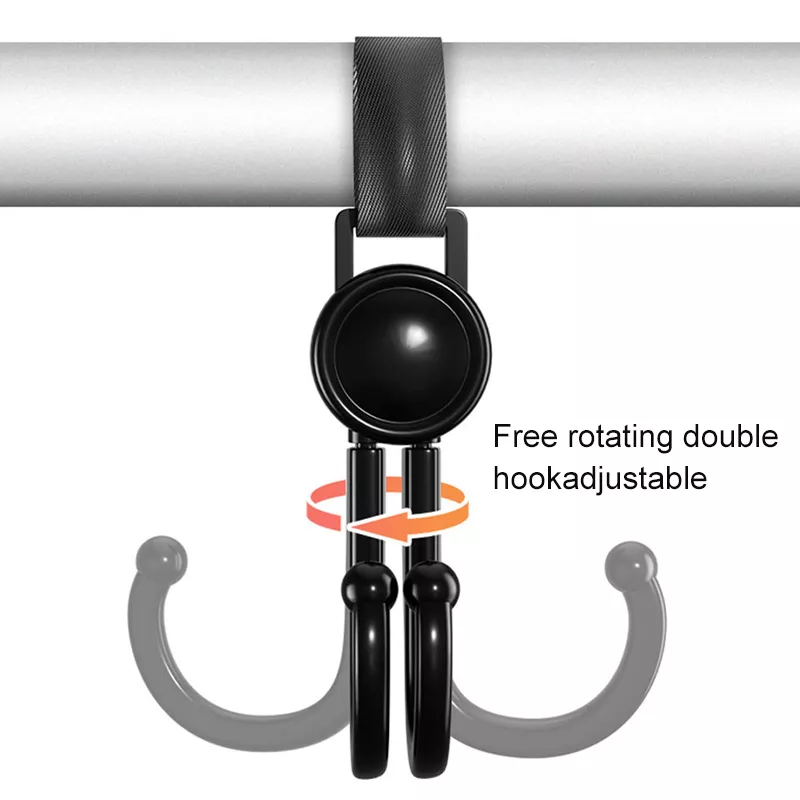 4pcs Universal Car Seat Back Hooks – Hanging Hooks for Car, Bike, and Motorcycle - Image 5