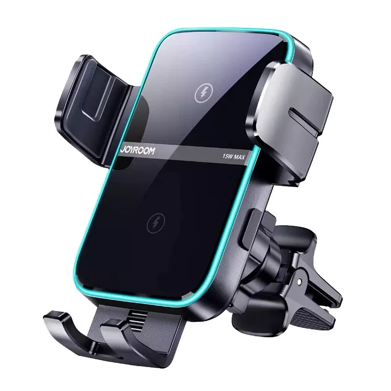 15W Wireless Car Charger and Phone Mount, Auto-Clamping for iPhone, Samsung
