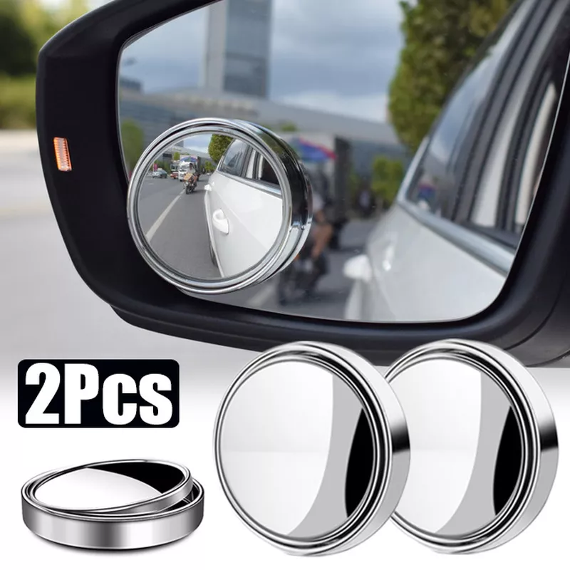 2-Pack 360° Adjustable Blind Spot Mirrors for Cars - Image 2