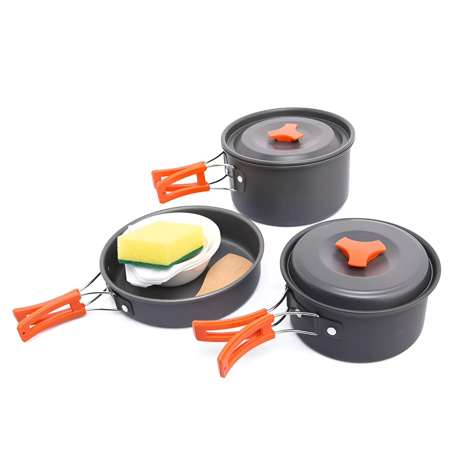 Camping Cookware and Tableware Set - Lightweight Outdoor Cooking Equipment - Image 2