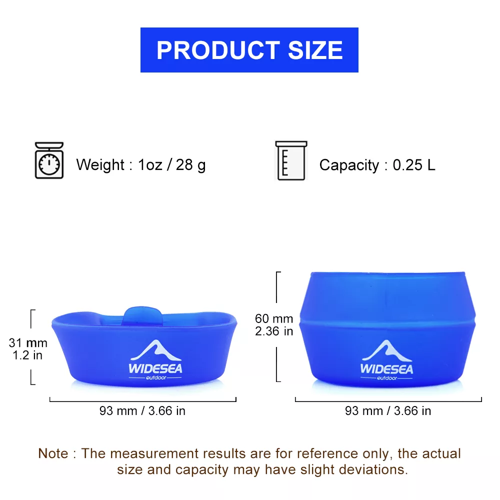 250ml Portable Folding Outdoor Cup with Handle for Camping and Hiking - Image 7