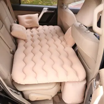 Universal Inflatable Car Travel Mattress with Pillows for Back Seat and Camping