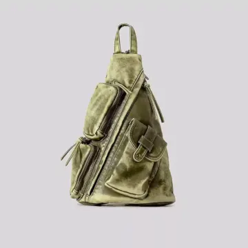 Vintage Punk Style Leather Backpack