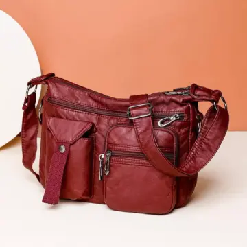 Soft PU Leather Shoulder & Crossbody Bag