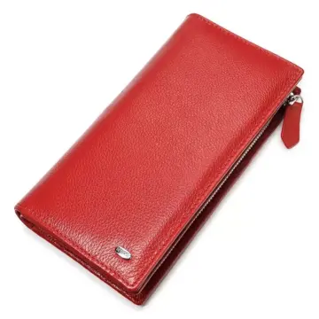 Elegant Long Leather Wallet for Women