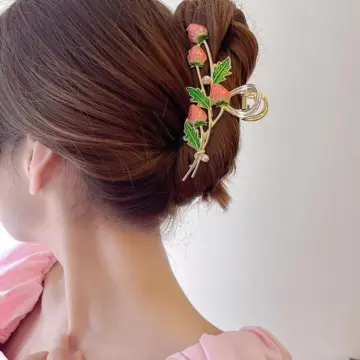 Elegant Sweet Strawberry Hair Claw Clip