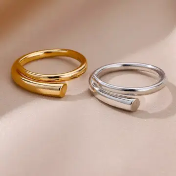 Gothic Gold Stainless Steel Adjustable Ring
