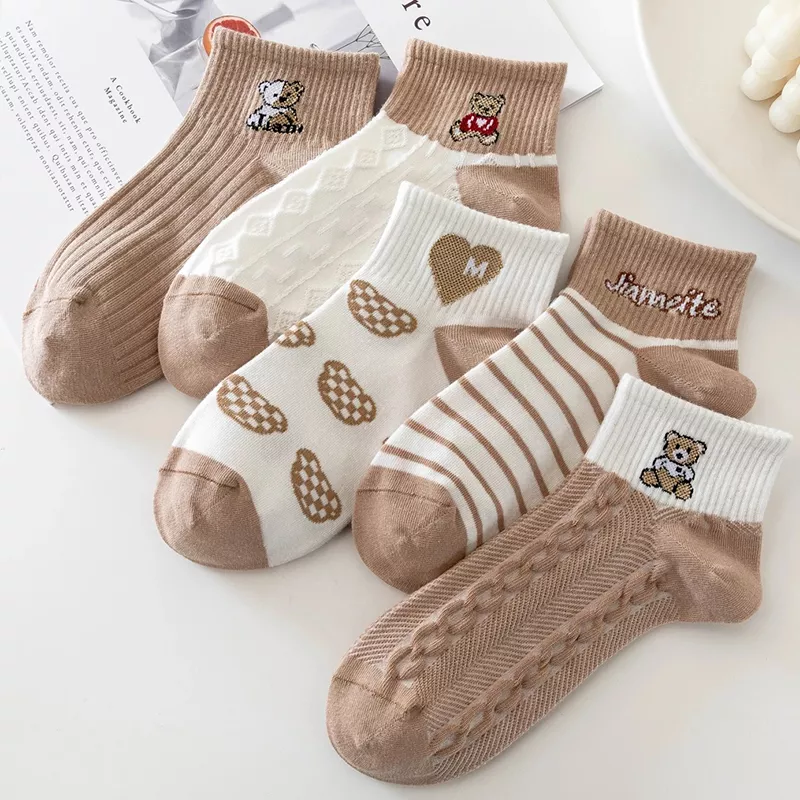 5 Pairs Women’s Low-Cut Ankle Socks - Image 3