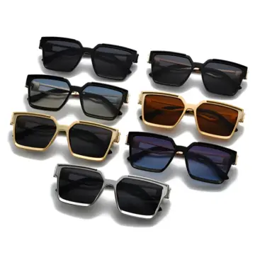 Retro Square Gradient Sunglasses for Men and Women
