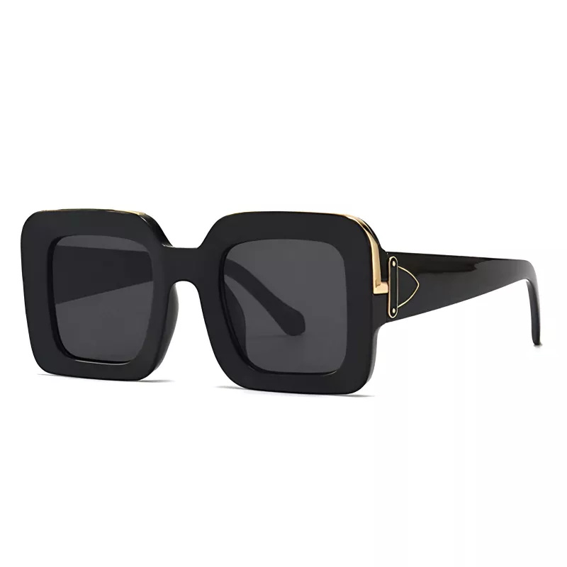 Luxury Retro Square Gradient Mirror Sunglasses - Image 5