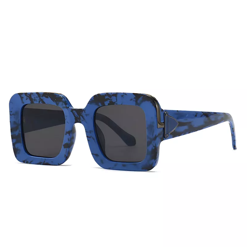 Luxury Retro Square Gradient Mirror Sunglasses - Image 6
