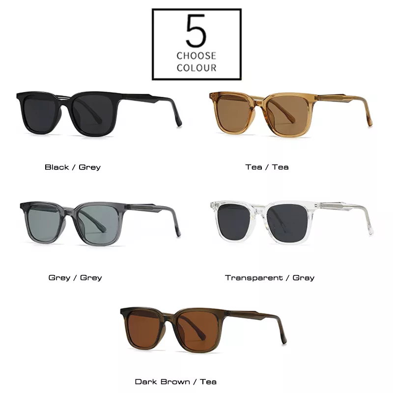 Retro Square Polarized Sunglasses for Men – UV400 Protection, Stylish Outdoor Shades - Image 4