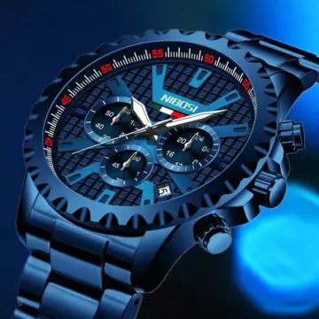 Luxury Quartz Chronograph Watch for Men – Waterproof Analog Wristwatch