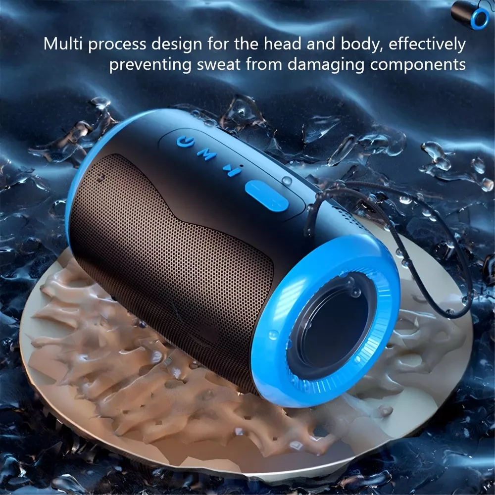 Portable Wireless Bluetooth Speaker with FM, SD, USB, Aux Modes & Waterproof - Image 8