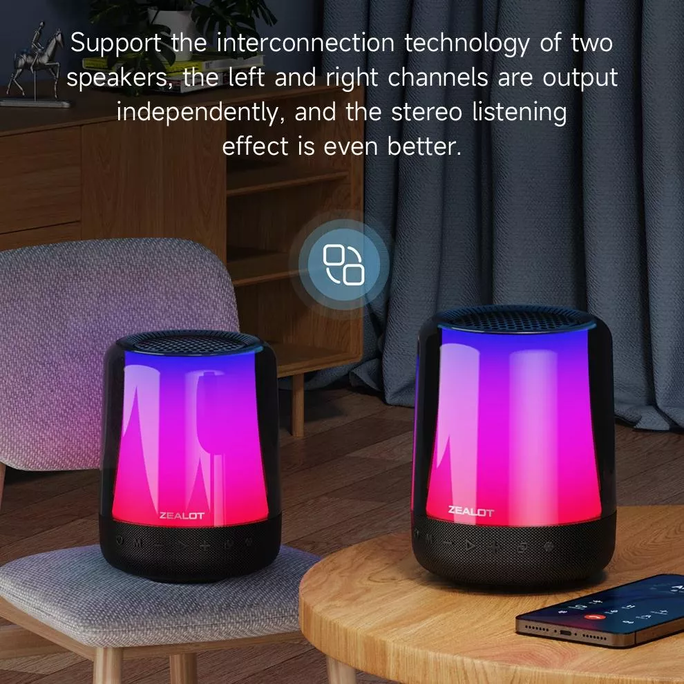Portable Bluetooth Speaker with RGB Lights - Image 7