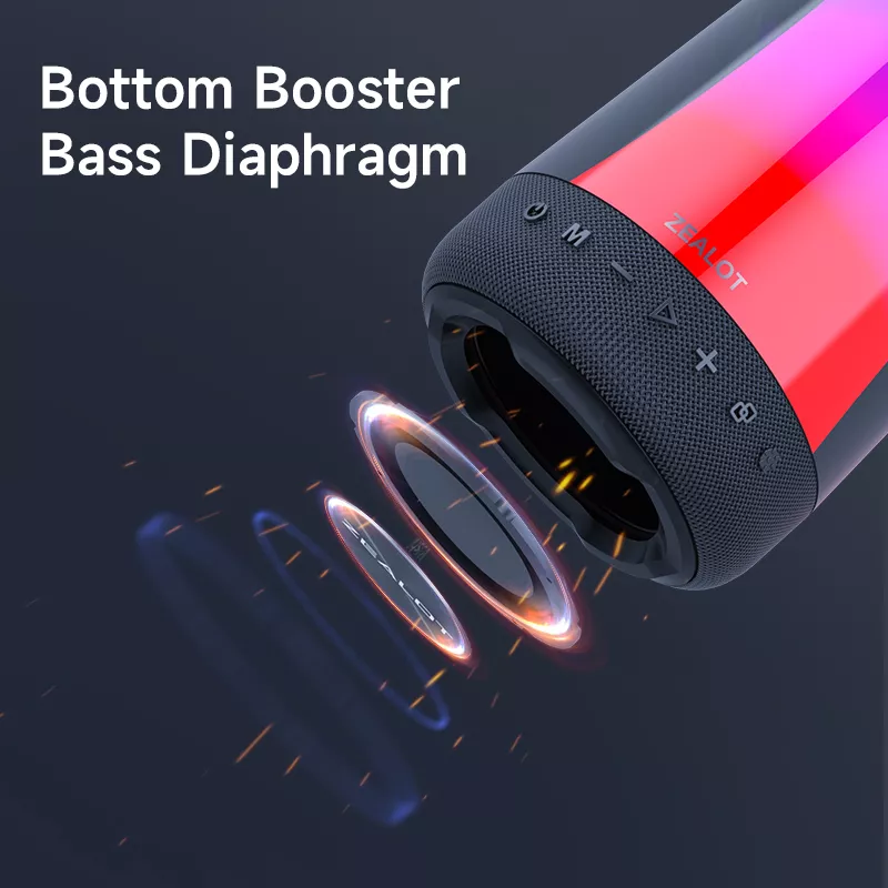 Portable Bluetooth Speaker with RGB Lights - Image 3