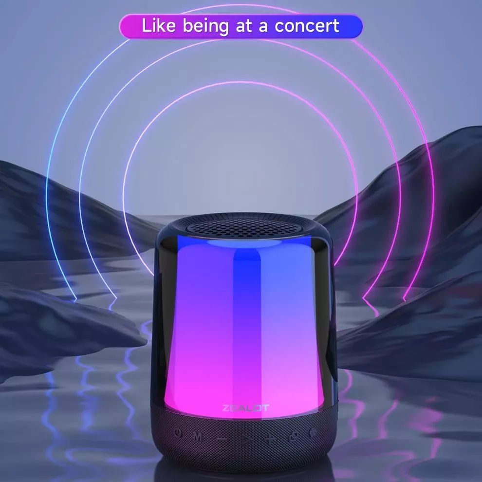 Portable Bluetooth Speaker with RGB Lights - Image 8