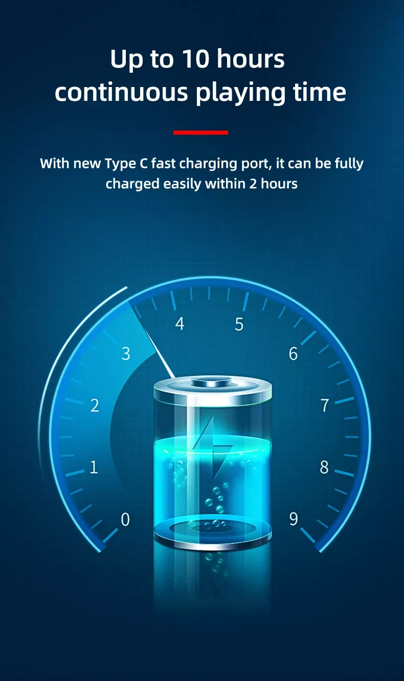 Wireless Wearable Neckband Speaker with Enhanced Bass & Hands-Free Calls - Image 4