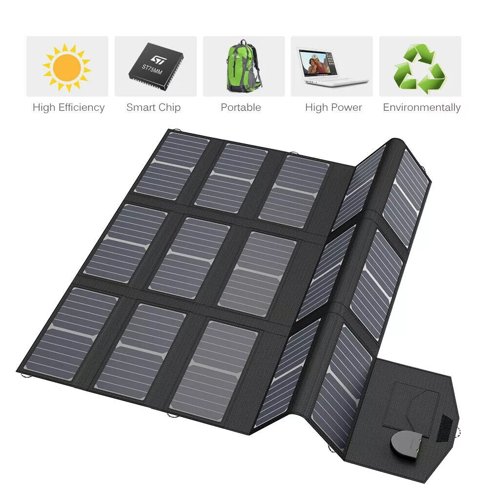 100W Portable Solar Panel Charger for Laptops, Phones & Power Stations - Image 5