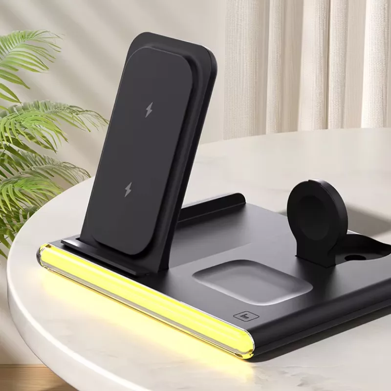 4-in-1 Foldable Wireless Charger for iPhone, Apple Watch, Galaxy Watch - Image 2