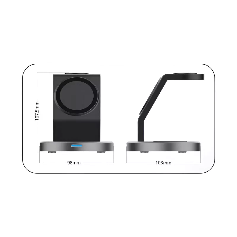 3-in-1 Magnetic Wireless Charging Station for iPhone, Apple Watch, and AirPods - Image 7