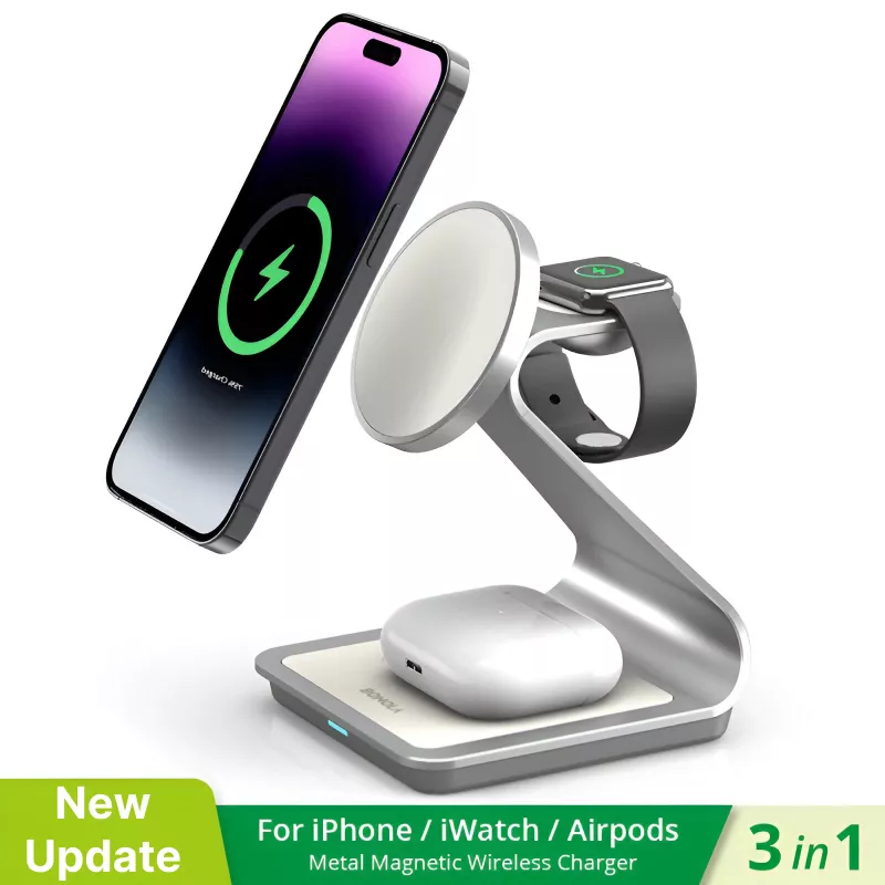 3-in-1 Magnetic Wireless Charging Station - Image 2