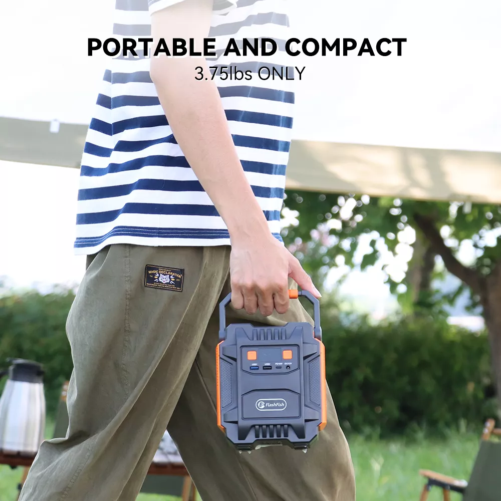 200W Portable Power Station 172Wh Solar Generator with 48000mAh Lithium Battery - Image 6