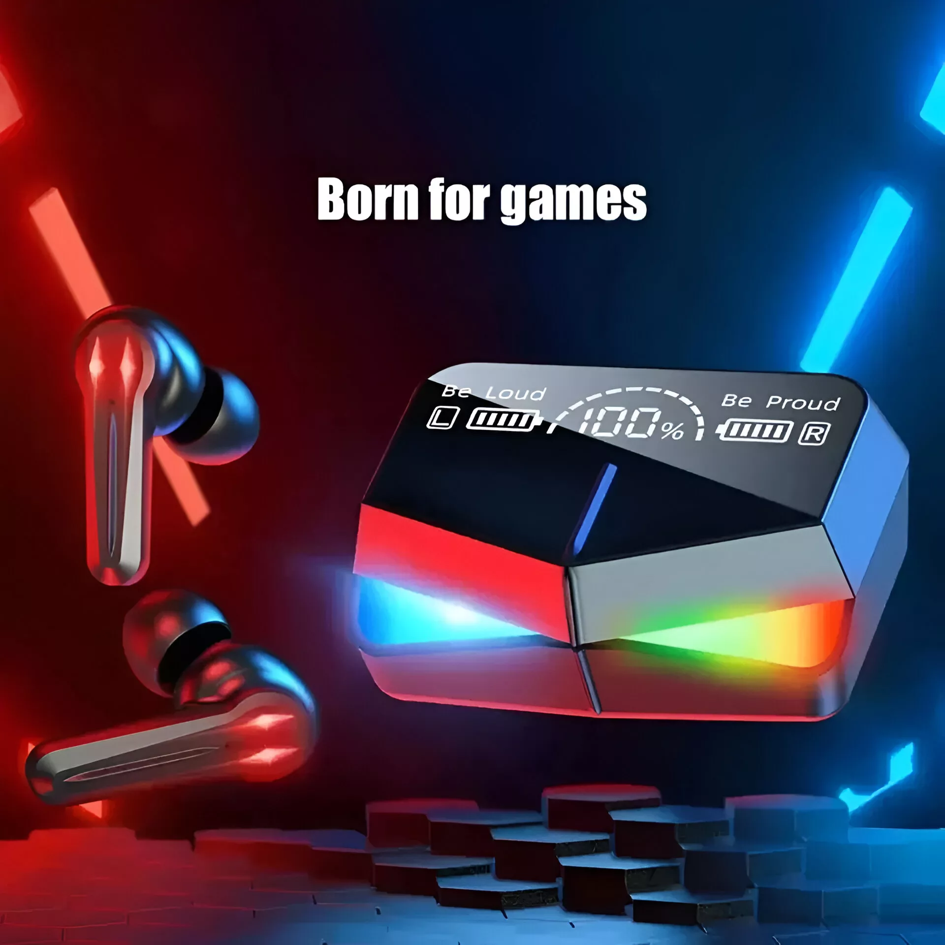 M28 TWS Bluetooth Earphones with Touch Control, Noise Reduction, and Waterproof Design - Image 2