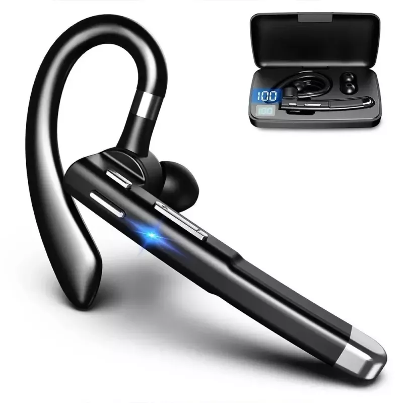 Bluetooth Sports Headset with Noise Cancellation and Waterproof Design