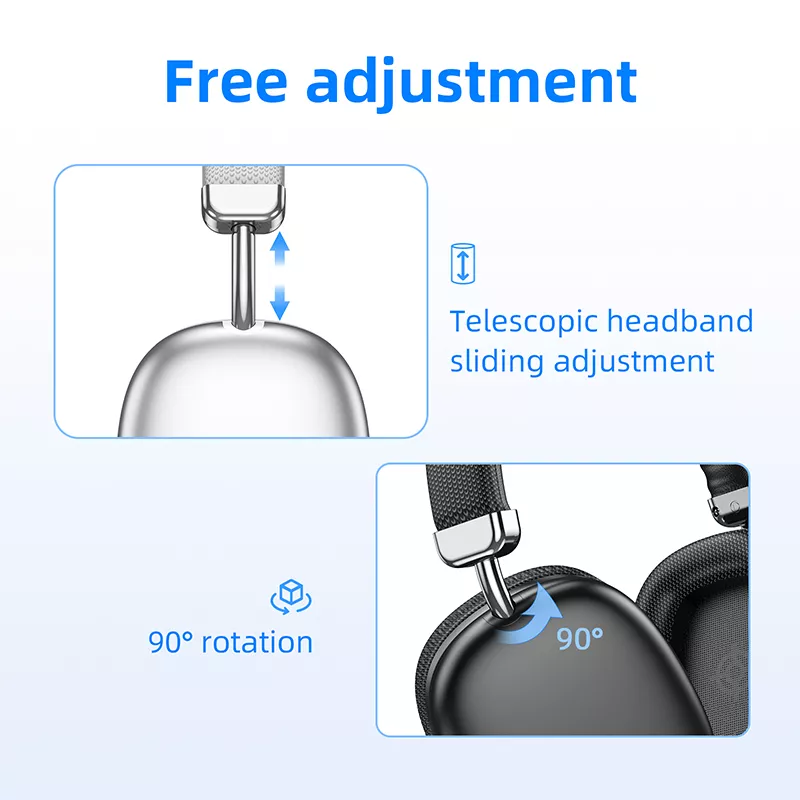 Wireless Bluetooth Headphones, Foldable HIFI Stereo Headset with Mic - Image 6