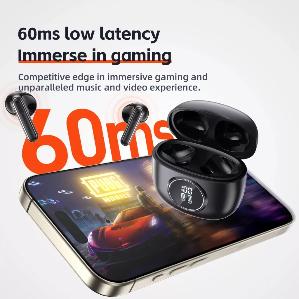 Wireless Bluetooth Earphones with HD Microphone & 60ms Low Latency - Image 4