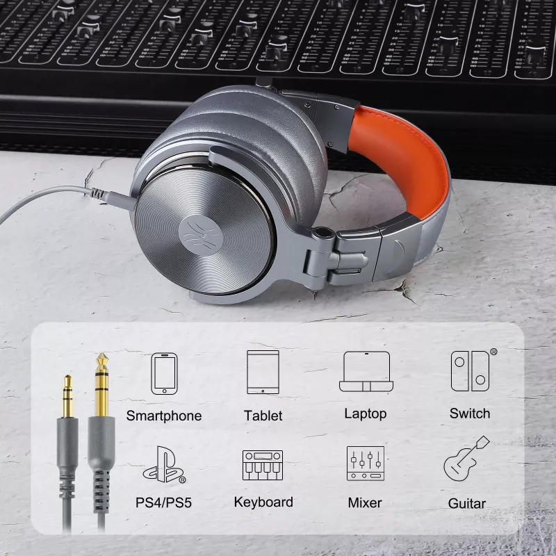 Foldable Over-Ear Wired Headphones - Image 6
