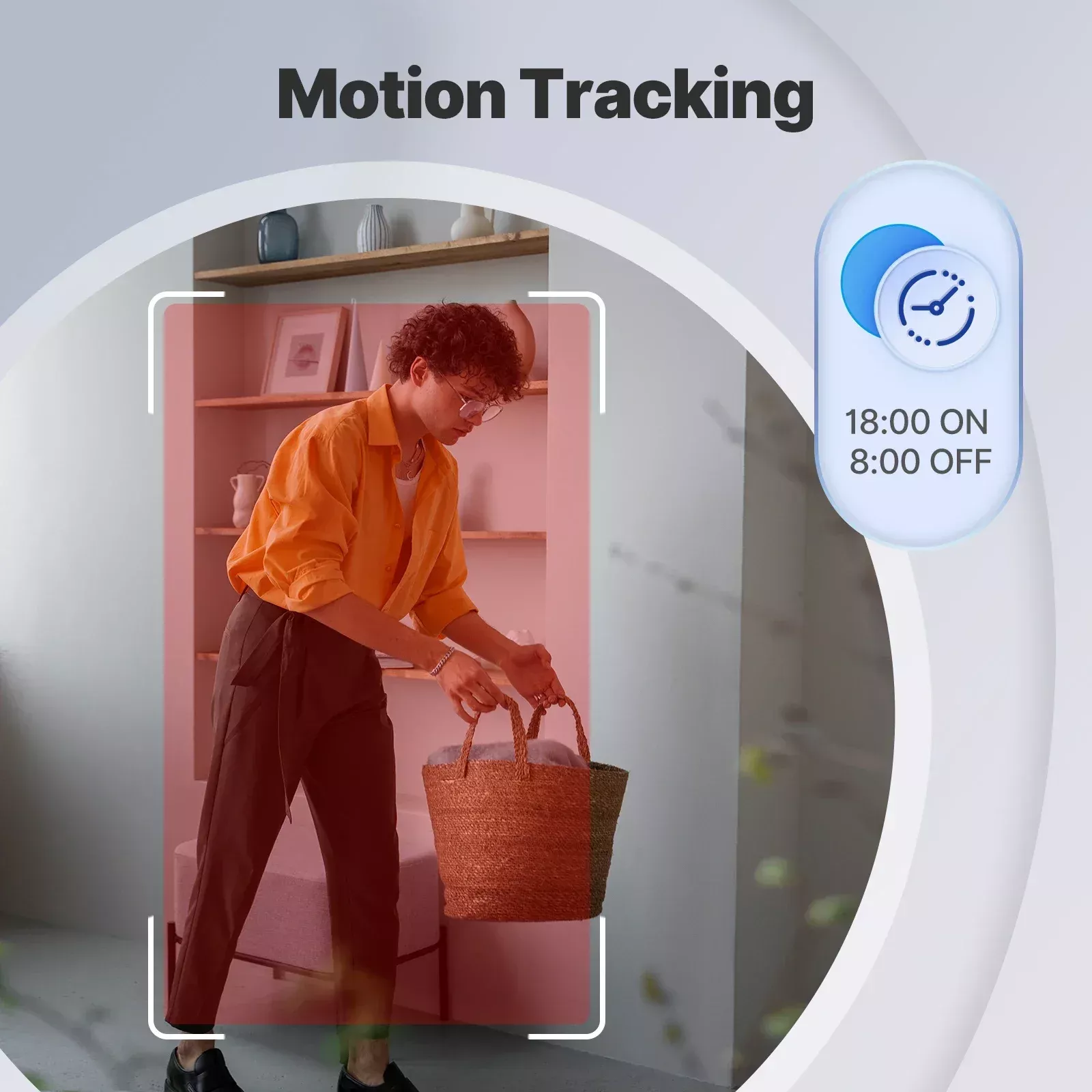 WiFi Indoor Pan/Tilt Smart Security Camera with Night Vision & Motion Tracking - Image 3